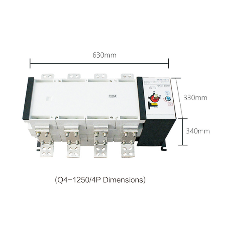 ATS Dual Power Switch For Industrial Backup Systems