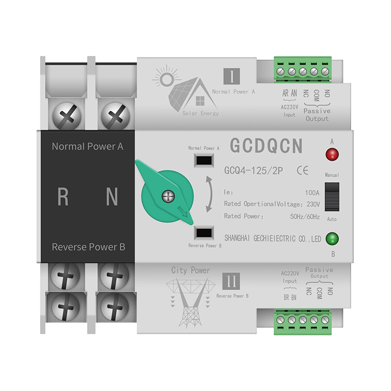 220V Photovoltaic Inverter Dual Power Automatic Transfer Switch