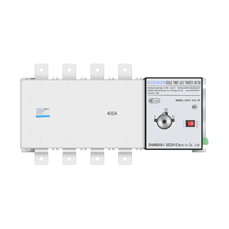 4P Dual Power Manual/Automatic Transfer Changeover Switch for Generators